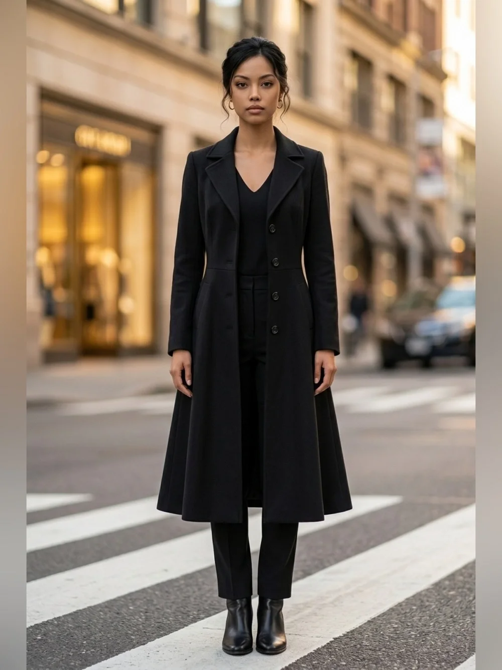 Trench Coat - Black XS - Picture 2 of 10